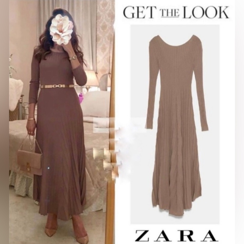 Zara limited edition knit dress